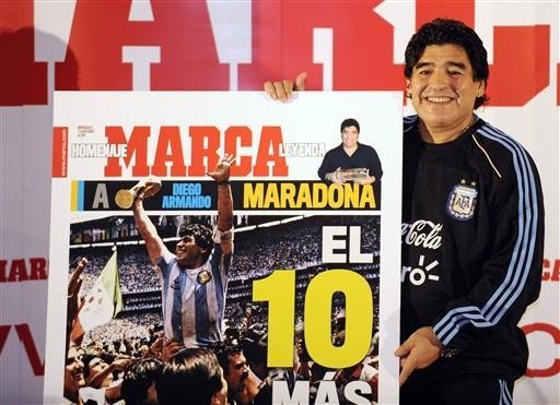 Maradona diz que Argentina dar&aacute; trabalho na Copa 2010