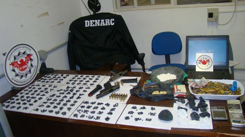 Denarc apreendeu cerca de 1,5 mil pedras de crack