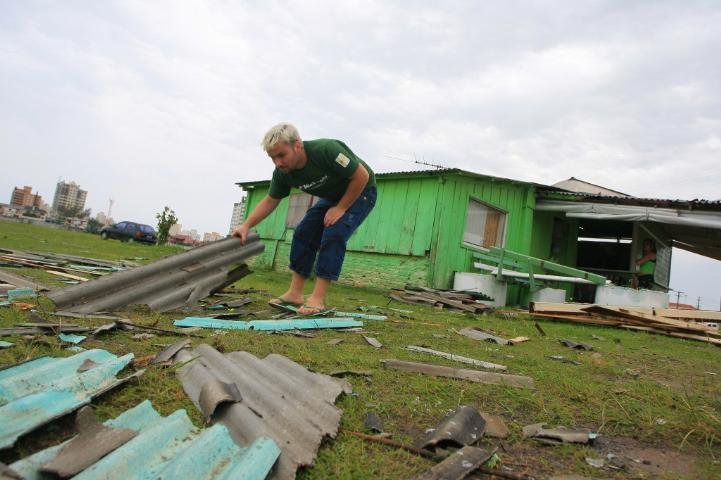 Temporais causaram estragos no Litoral Norte