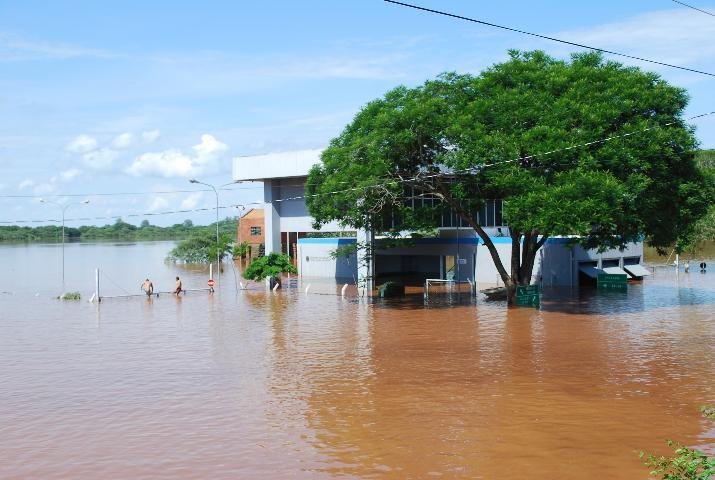 N&iacute;vel do rio Uruguai no munic&iacute;pio chegou a 10,2m a tarde 