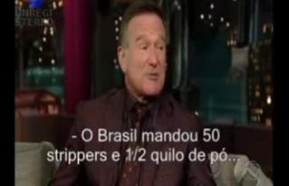 Robin Williams faz piada sobre escolha do Rio para os Jogos