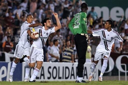 Fred marcou um gol, mas levou cart&atilde;o vermelho no final da partida