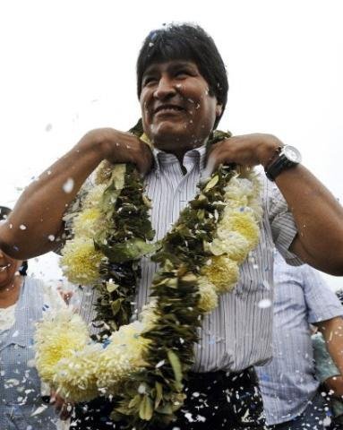 Presidente boliviano Evo Morales tenta reelei&ccedil;&atilde;o