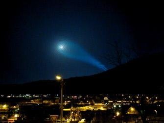 Luz azul na Noruega &eacute; ligada a teste militar russo