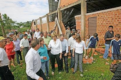 Tr&ecirc;s de Maio foi uma das cidades mais atingidas pelos temporais nos meses de novembro e dezembro