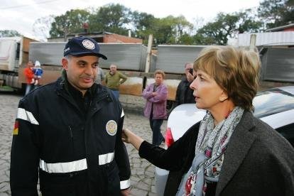 Joel Prates e a governadora Yeda Crusius