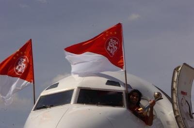 Delega&ccedil;&atilde;o do Inter chega em Porto Alegre