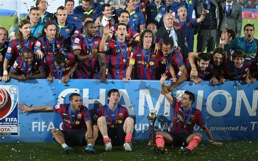 T&iacute;tulo mundial &eacute; in&eacute;dito para o Barcelona