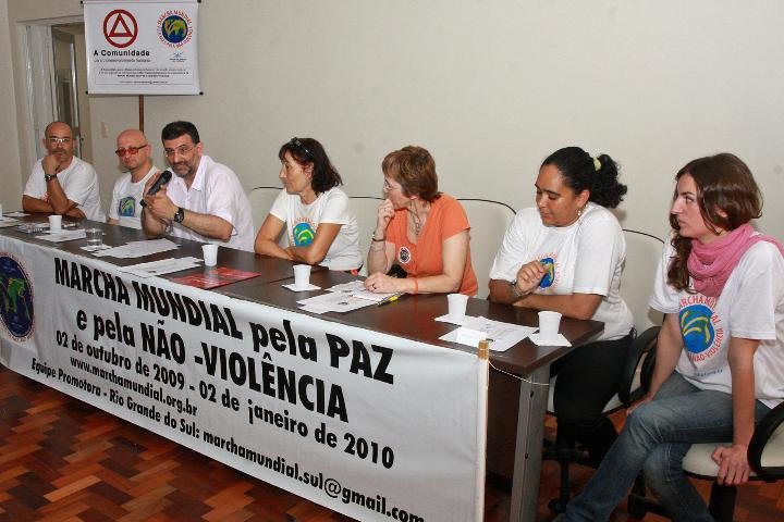 Marcha pela Paz palestra em Canoas