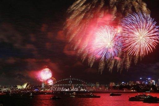 J&aacute; &eacute; ano novo em Sydney