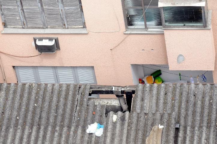 Local onde menina caiu