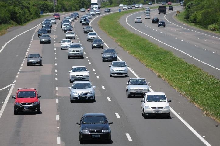 Movimento foi intenso na freeway ao longo de todo dia