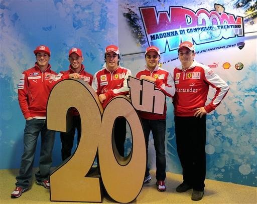 Massa e Alonso participam do "Wroom" da Ferrari