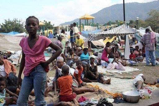 Sobreviventes do terremoto no Haiti