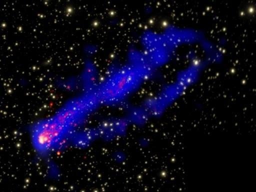 Nasa divulga imagem de um conjunto de gal&aacute;xias