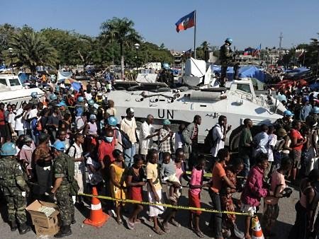 ONU pede mais homens e ve&iacute;culos para o Haiti