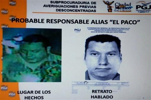 Eduardo Garc&iacute;a Alanis &eacute; um dos suspeitos
