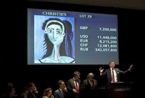 Tela de Picasso &eacute; vendida por US$ 12,9 milh&otilde;es 