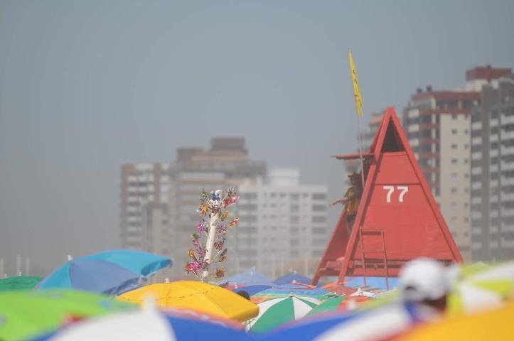 Domingo de muito calor e sol no Litoral Norte