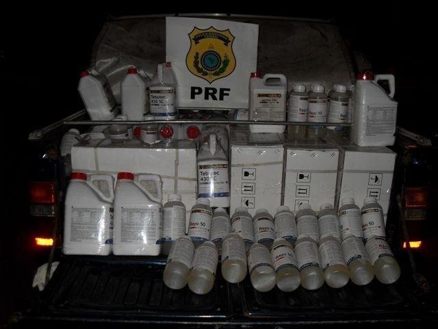 PRF apreende contrabando de agrot&oacute;xico em Alegrete 