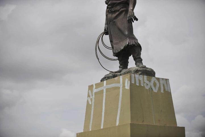 Esta &eacute; a terceira investida contra o monumento