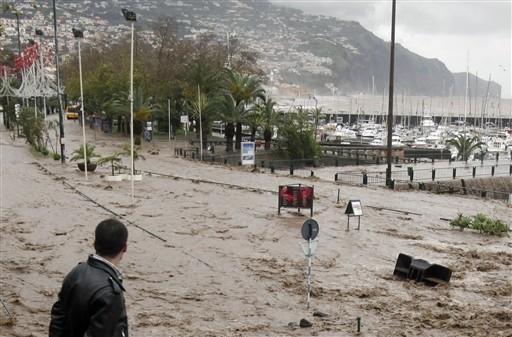 Portugal confirma 40 mortos na Ilha da Madeira por causa de temporal