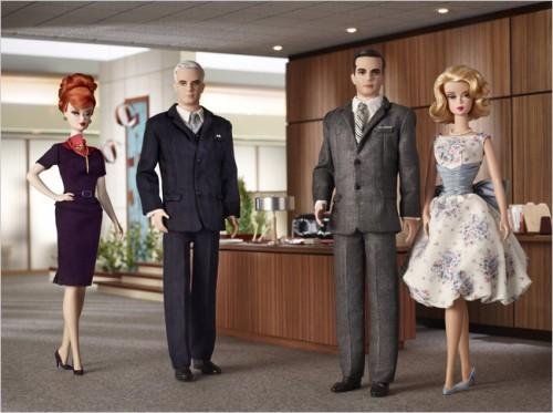 Mattel lan&ccedil;a barbies da s&eacute;rie Mad Men 