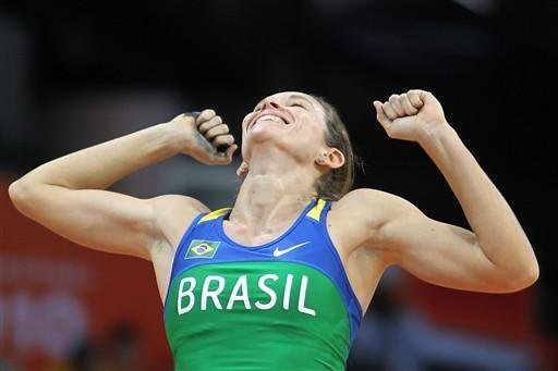 Fabiana Murer conquistou o ouro no salto com vara no Mundial Indoor