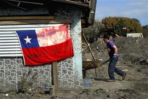 Chile anuncia US$ 110 milh&otilde;es para a reconstru&ccedil;&atilde;o do pa&iacute;s