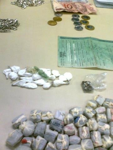 Drogas foram apreendidas no bairro Sarandi