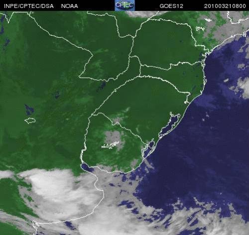 Frente fria pode trazer de chuva forte ao Estado