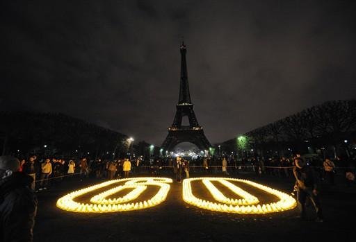 Cidade Luz, Paris ficou &agrave;s escuras contra o aquecimento global