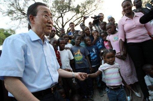 Ban Ki-moon pede reconstru&ccedil;&atilde;o total do Haiti
