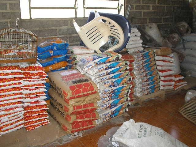 Produtos, que segundo a pol&iacute;cia, foram roubados