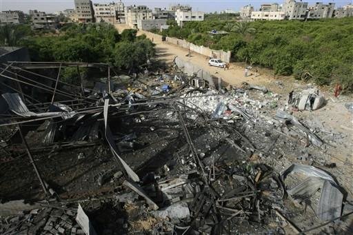 Faixa de Gaza em meio ao terror