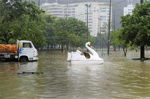 Volta a chover forte no Rio de Janeiro