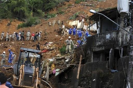 Ex&eacute;rcito inicia socorro &agrave;s vitimas de chuvas no Rio