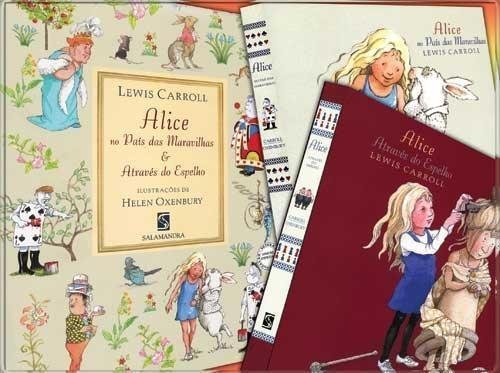 Alice no Pa&iacute;s das Maravilhas e Alice Atrav&eacute;s do Espelho, pela Salamandra
