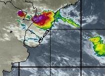 Nuvens muito carregadas cobrem o norte do RS nesta manh&atilde;