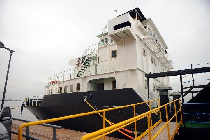 Empresa ga&uacute;cha batiza navio sustenv&aacute;vel 