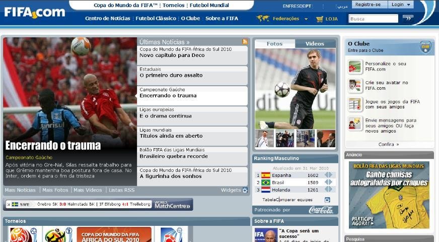 Site da Fifa destaca fim de trauma gremista no Gre-Nal