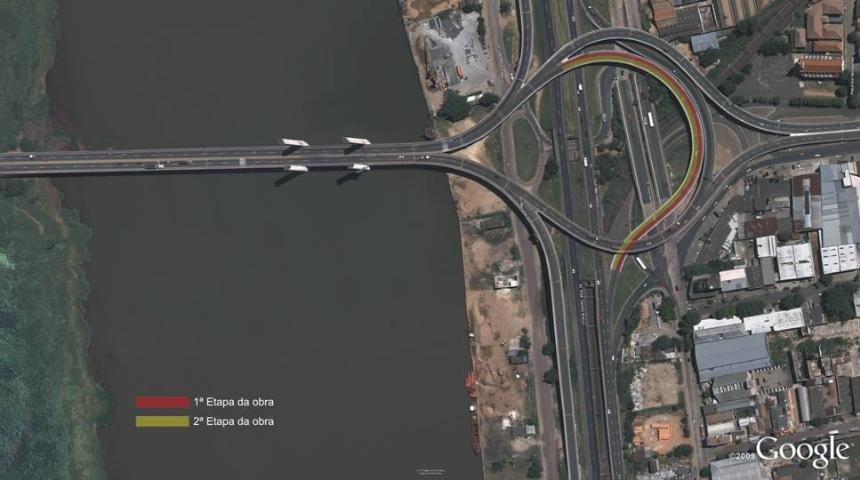 Acesso a ponte do Gua&iacute;ba passar&aacute; por manuten&ccedil;&atilde;o