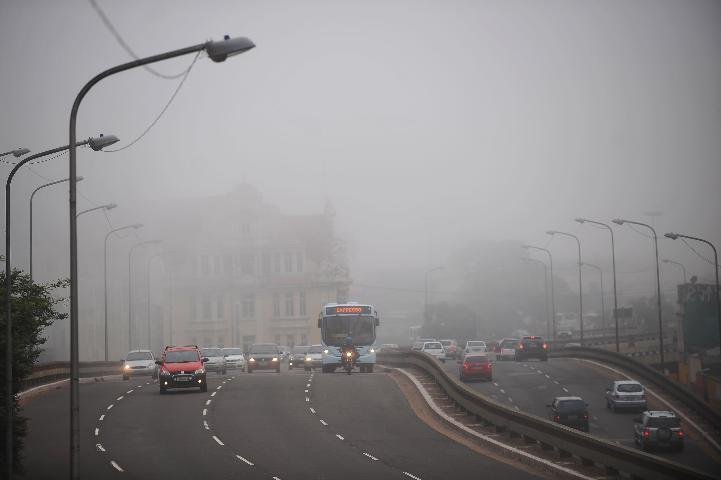 Neblina atingiu toda Capital no come&ccedil;o do dia