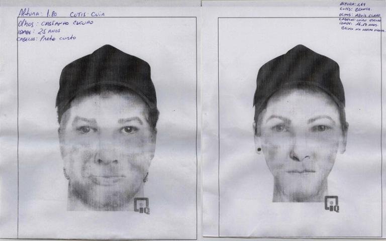 Pol&iacute;cia divulga retrato falado de suspeitos de matar filhos de l&iacute;der comunit&aacute;rio
