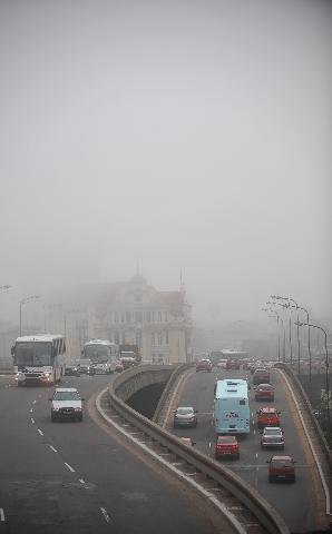 Neblina prejudicou a visibilidade na Regi&atilde;o Metropolitana