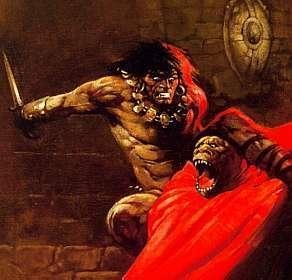 Conan, o B&aacute;rbaro, por Frank Frazetta