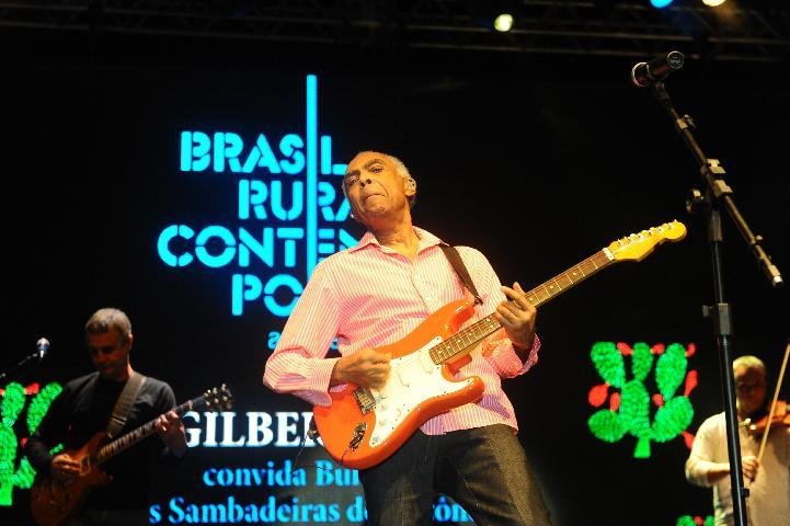 Gilberto Gil em show na Capital