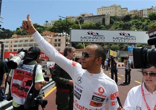 Hamilton demonstra carinho especial pelo GP de M&ocirc;naco