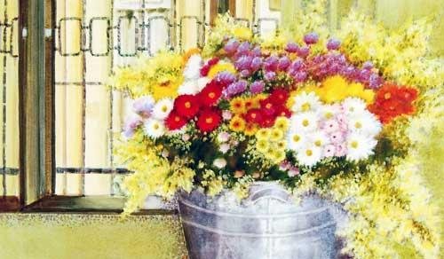  Rosy Moreno exp&otilde;e aquarelas na galeria Paulo Capelari 