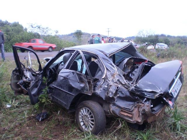 Acidente na BR-472 deixa um ferido em Santa Rosa